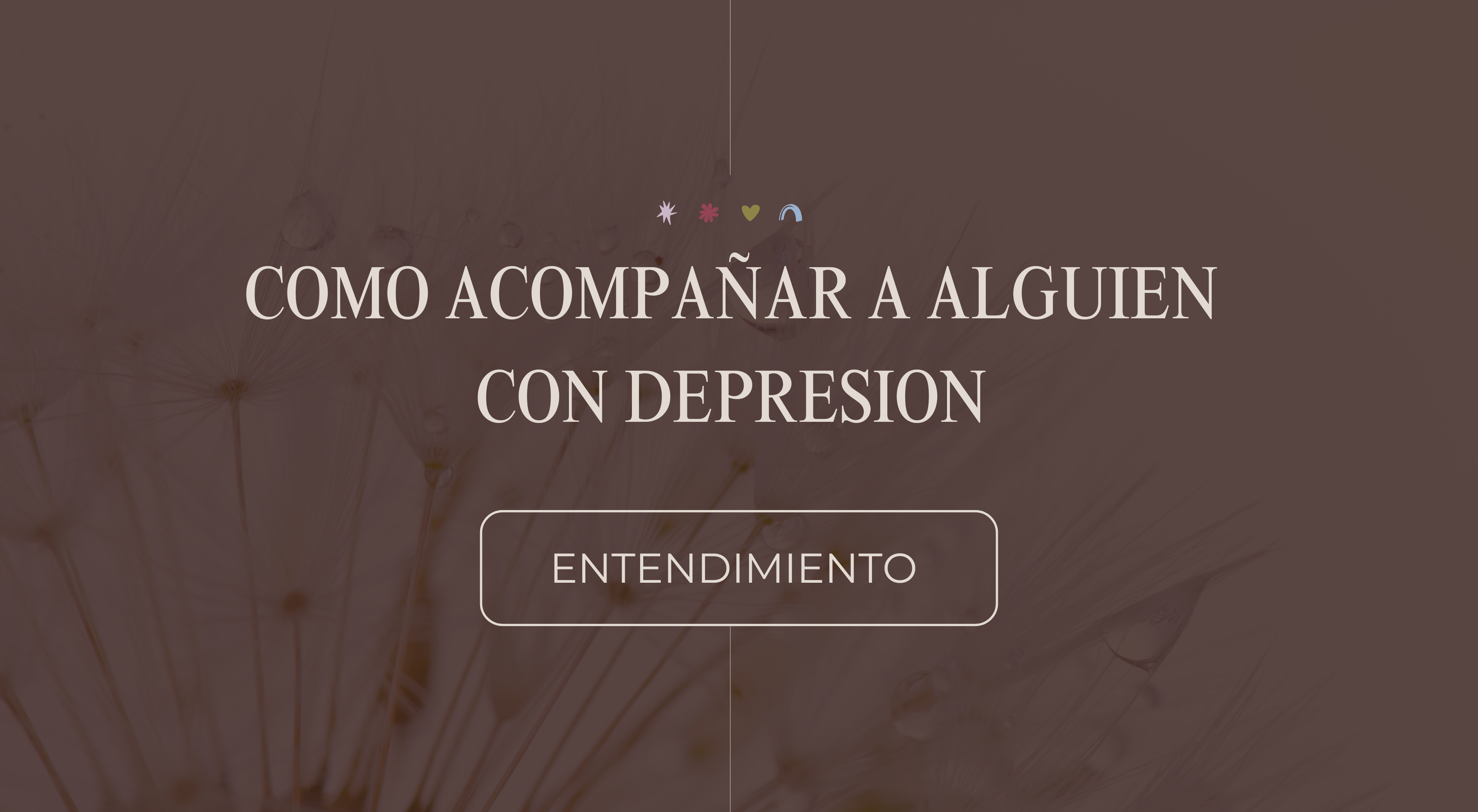 Cómo acompañar a alguien con depresión