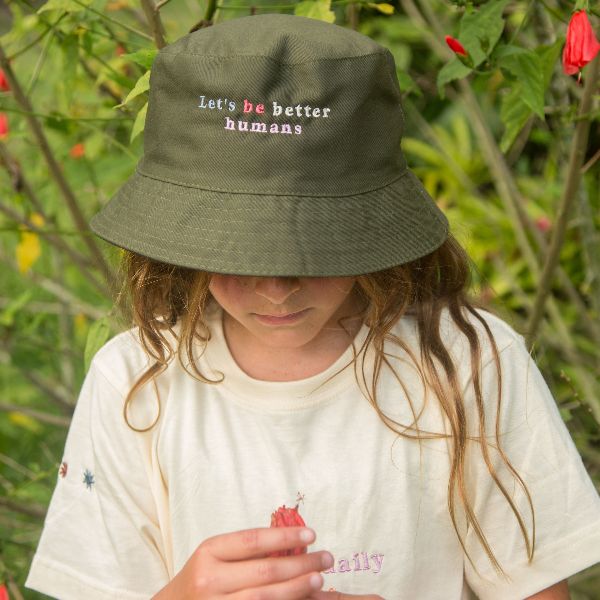 Bucket Hat Let's Be Better Humans