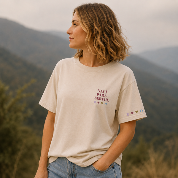 Camiseta Nací para servir